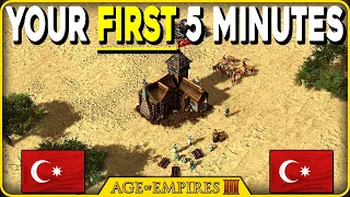 OTTOMANS - Guide To Your First Five Minutes | Age of Empires 3: Definitive Edition