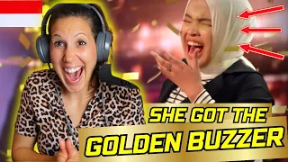 Reacting to Putri Ariani Winning the Golden Buzzer! #putriariani #goldennbuzzer #reaction