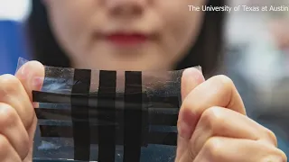 Stretchable electronic skin for robots developed by UT researchers