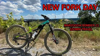 BEST MTB FORK?! Bomber Z1 Upgrade on My Siskiu T7