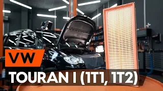 Как заменить воздушный фильтр двигателя на VW TOURAN 1 (1T1, 1T2) [ВИДЕОУРОК AUTODOC]