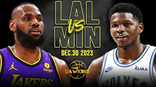 Los Angeles Lakers vs Minnesota Timberwolves Full Game Highlights | December 30, 2023 | FreeDawkins