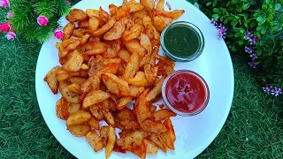 आलू से घर पर ही बनाएं करारे फ्रेंच फ्राय | French fries recipe | Crispy french fries |