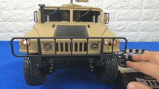 Unboxing Humvee HG P408 U.S. 4x4  Scale 1/10 Military Vehicle Hummer RC 16CH 30 km/h PART 1