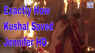 Kushal Tandon and Jennifer Winget suffer burns। Fire on the sets of Beyhadh। 30 Sec HD Video