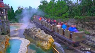 [HD] The Grizzly Mountain Runaway Mine Cars Coaster Ride - Hong Kong Disneyland 2016