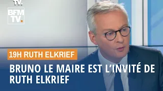 Bruno Le Maire face à Ruth Elkrief