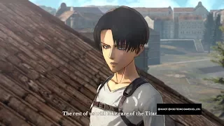 Attack on Titan Wings of Freedom Levi(No Jacket)99+Perfected Gear Gameplay