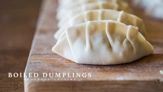 Boiled Dumplings (vegan) ☆ 水餃子の作り方