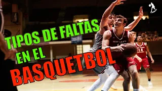 Los tipos de faltas en el basquetbol con SEÑAS de ARBITRAJE