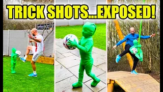 DANIEL CUTTING EXPOSED!! (How To Fake Trick Shots!)