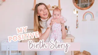 OUR POSITIVE BIRTH STORY *Natural & Unmedicated* First Time Parents!