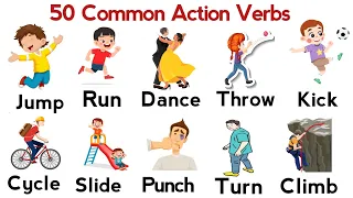 Common Action Verbs | Action verbs in english | English Vocabulary