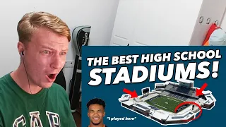 THESE HIGHSCHOOL FOOTBALL STADIUMS ARE INSANE! (BRITISH REACTION)