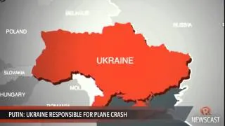 Putin:  Ukraine responsible for plane crash