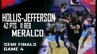 Rondae Jefferson-Hollis Full Highlights 42 pts 11 reb vs Meralco Bolts | 3-31-2023 | Semifinals