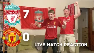 LIVERPOOL 7-0 MAN UNITED | LIVE MATCH REACTION