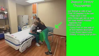 Patient Mobility: Squat Pivot Transfer (Bed-to-Chair Transfer Without a Walker)