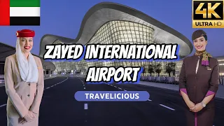 Zayed International Airport Terminal A: Gateway to the UAE | 4K