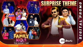 Family No.1 - Surprise Theme Full Promo | This Sunday @ 11 AM | Zee Telugu