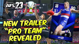 AFL 23 - "Pro Team" Revealed! - Trailer Breakdown