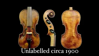 Unlabelled circa 1900, Violin Test