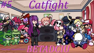 Catfight BETADCIU (Collab w/@superskullz115 )🤍| FNF, But Every Turn A Different Character Is Used!