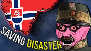 Disaster Save- Greenland Defeats Germany With No Cores, No Factories & No Army! |Hearts of Iron 4|