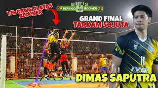 LAGA FINAL❗️Smash "DIMAS SAPUTRA" Menggelegar & Terbang Di Atas Bkocker Lawan|SUMBERARUM CUP 2022