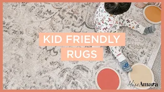 Best Material For Kid Friendly Rugs | Miss Amara