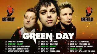 Green Day Greatest Hits 2022💚The Best Songs Of Green Day Ever🔥21 Guns, Basket Case, Holiday