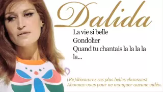 Dalida - Gondolier - Paroles (Lyrics)