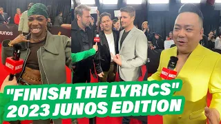 Watch Canadian Celebs Play “Finish The Lyrics” At The 2023 Junos