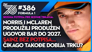 Lap76 386 F1 Norris i McLaren produžili ugovor bar do '27. | Sainz bez potpisa | Čikago dobija trku?