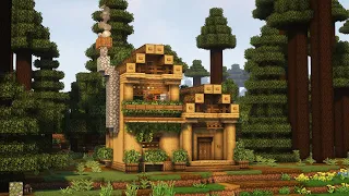 마인크래프트 건축일기 41 나무 집 Minecraft Tutorial : Wooden House 6