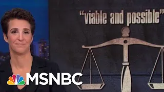 Donald Trump Hints At Defying Court, Edges Toward Constitutional Crisis | Rachel Maddow | MSNBC