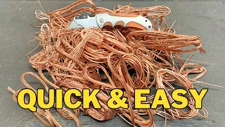 How to Strip Copper Wire by Hand