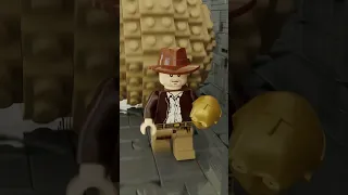 LEGO INDIANA JONES endless run - Blender 3D animation #lego #animation #shorts