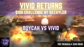 🔴 LIVE | BoYcaH vs ViViD | $100 Challenge by DxZayler | C&C Zero Hour