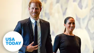 Prince Harry and Duchess Meghan chased by paparazzi | USA TODAY