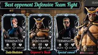 Mortal Kombat Mobile FW...Gameplay Shao Kahn’s , Guardian Terminator & Dark Fate Terminator