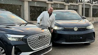 احمد زى الحاج احمد مقارنة عادلة على ارض الواقع بين فولكس ID4 & AUDI Q4 e - tron