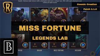 LEGENDS LAB: MISS FORTUNE | HOW TO WIN
