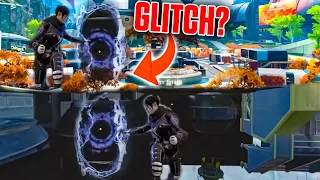 How To PORTAL OUT From UNDER THE MAP in Apex Legends Olympus Wraith Glitch Season 18 #apex