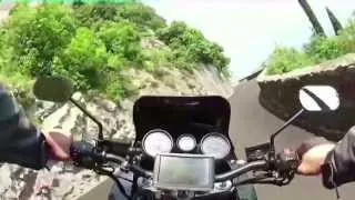 GoPro Hero 2 Suzuki Bandit 1200 Lago di Garda  (Schauderterrasse,Brasaschlucht)