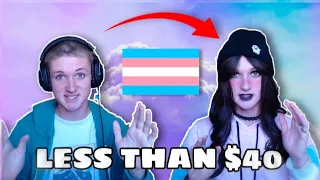 MTF Transgender Makeup Tutorial On A Budget