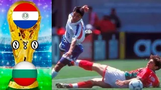 Paraguay vs Bulgaria Group D World Cup 1998