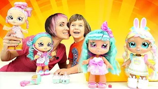 Видео игры в шоу Привет, Бьянка! Маша Капуки и Бьянка играют в куклы для девочек Kindi Kids!