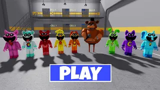 FNAF Barry's Prison Run VS Smiling Critters - Walkthrouh Full Gameplay #obby #roblox