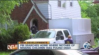 FBI searches home where mother of missing children was found dead